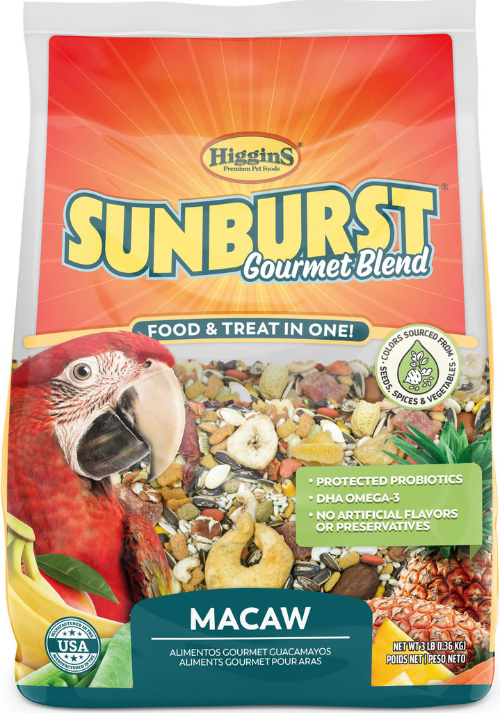 Higgins sunburst parrot clearance food 25 lbs