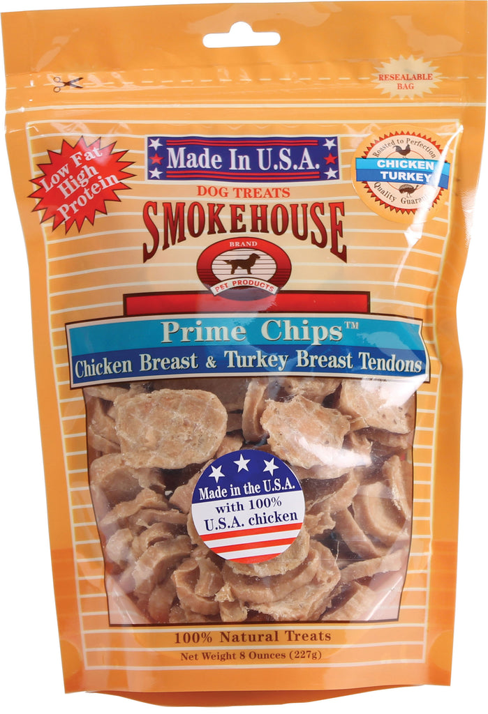 Smokehouse Pet Products Usa Prime Chips Dog Treats Resealable Bag