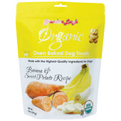 Grandma Lucy's Organic Banana & Sweet Potato Recipe Oven Baked Dog Treats