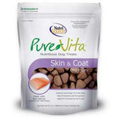 NutriSource PureVita Skin & Coat Dog Treats, Salmon, 6oz