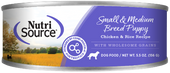 NutriSource Small & Medium Breed Puppy Chicken & Rice Dog Food, 15lbs