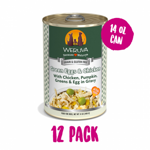 Weruva Green Eggs & Chicken with Chicken, Pumpkin, Greens & Eggs Canned Dog Food