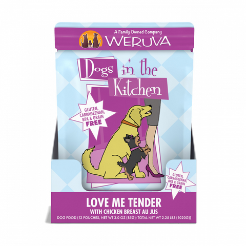 Weruva Dogs in the Kitchen Love Me Tender Grain Free Chicken Dog Food Pouch