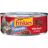 Friskies Shredded Beef Canned Cat Food