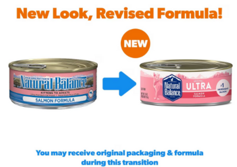 Natural Balance Original Ultra Salmon Recipe Canned Wet Cat Food