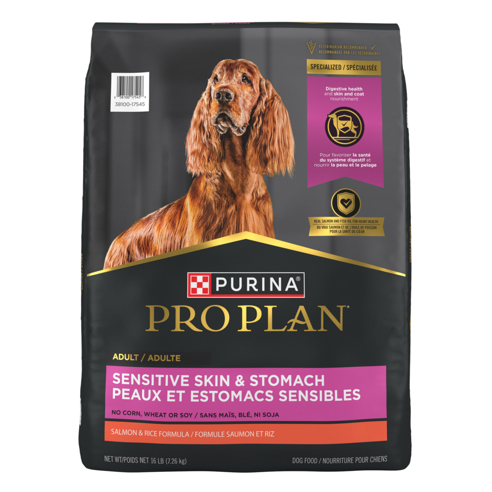 Purina Pro Plan Sensitive Skin & Stomach Formula Salmon & Rice Formula ...