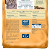 Blue Buffalo Wilderness High-Protein Grain-Free Adult Weight Control Chicken Recipe Dry Cat Food