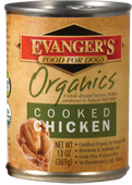 Evangers 100% Organic Cooked Chicken Canned Dog Food