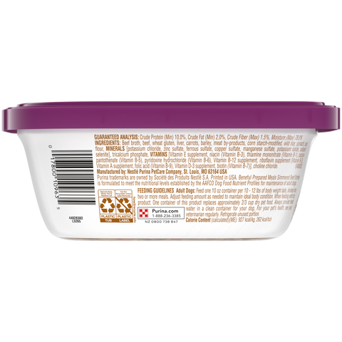 Beneful Prepared Meals Simmered Beef Wet Dog Food