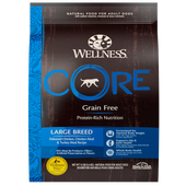 Wellness CORE Grain Free Natural Large Breed Health Chicken and Turkey Recipe Dry Dog Food