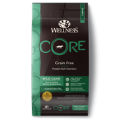 Wellness CORE Grain Free Natural Wild Game Duck, Turkey, Wild Boar and Rabbit Recipe Dry Dog Food