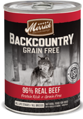 Merrick Backcountry Grain Free 96% Beef Recipe Canned Dog Food