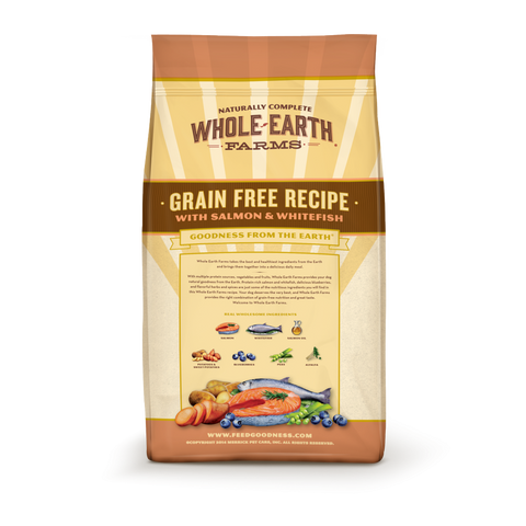 Whole Earth Farms Grain Free Recipe Salmon and Whitefish Dry Dog Food