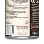 Wellness CORE Natural Grain Free Hearty Cuts Beef and Venison Canned Dog Food