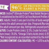 Instinct Ultimate Protein Grain Free Rabbit Natural Canned Cat Food