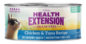 Health Extension Grain Free Chicken and Tuna Recipe Canned Cat Food