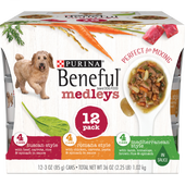 Beneful Medley Variety Pack Mediterranean, Romana, Tuscan Canned Dog food