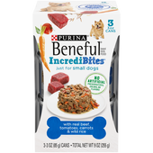 Beneful IncrediBites for Small Dogs with Beef, Tomatoes, Carrots and Wild Rice Canned Dog Food