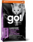 Petcurean GO! Solutions Carnivore Grain Free Chicken, Turkey, & Duck Recipe Dry Cat Food