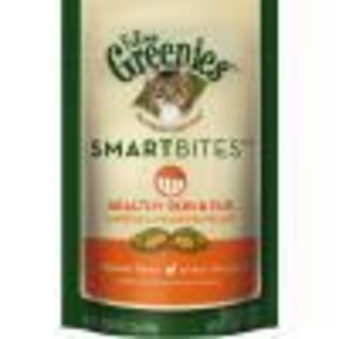 Greenies Smartbites Skin and Fur Chicken Cat Treats