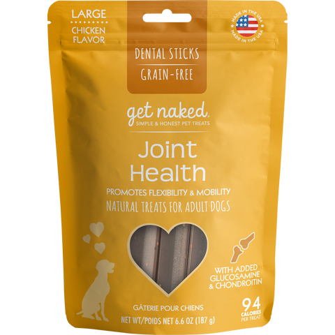 N-Bone Get Naked Grain Free Joint Health Dental Chew Dog Treats