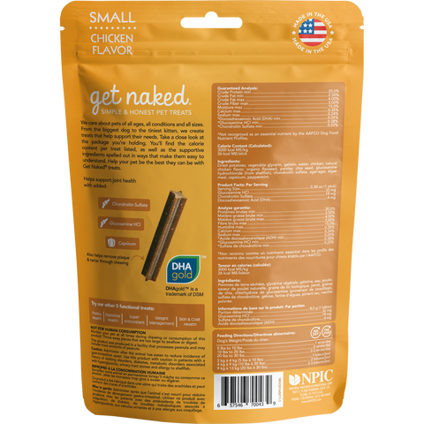 N-Bone Get Naked Grain Free Joint Health Dental Chew Dog Treats