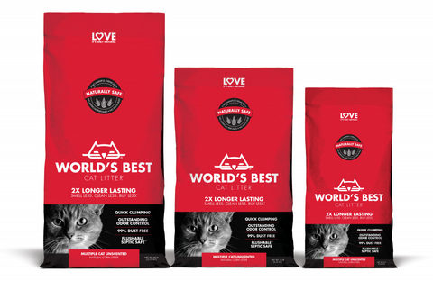 World's Best Multiple Cat Clumping Formula Cat Litter