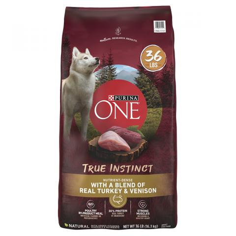 Purina ONE SmartBlend True Instinct Turkey & Venison Dry Dog Food