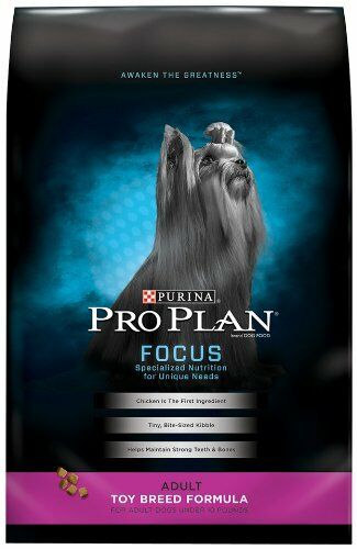 Purina Pro Plan Focus High Protein Toy Breed Formula Dry Dog Food