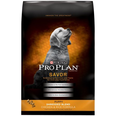 Purina Pro Plan Savor Shredded Blend Chicken & Rice Formula Probiotics Dry Puppy